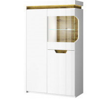 Шкаф с витриной Torino 1V2D L  Шкаф с витриной Torino 1V2D L