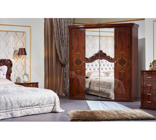 Шкаф 4-х дверный Аделаида