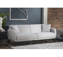 Трехместный Диван-кровать Flexy Флекси (светло-серый)