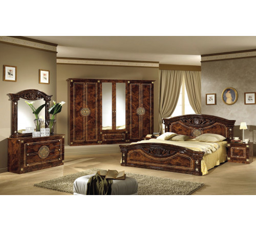 Спальня Рома (орех) композиция 2 Спальня Рома (орех) композиция 2