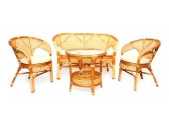 Комплект кофейный Пеланги 02/15 Classic Rattan из ротанга