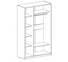 Трехдверный шкаф для одежды Николь Трехдверный шкаф для одежды Николь