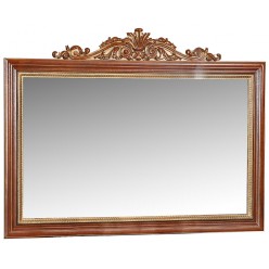Зеркало «Альба 18» П485.18к (палисандр с золочением)