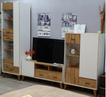 Распродажа с экспозиции Шкаф комбинированный Сканди МН-036-10 Распродажа с экспозиции Шкаф комбинированный Сканди МН-036-10