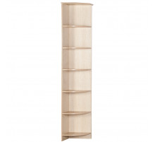 Стеллаж угловой открытый Инна 607 светлый