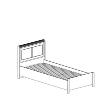 Односпальная кровать Белла 249 Односпальная кровать Белла 249